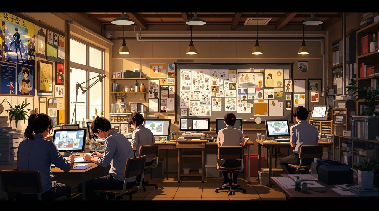 新新漫画网 - 动画制作幕后：一部番剧从分镜到成片的星辰之旅
