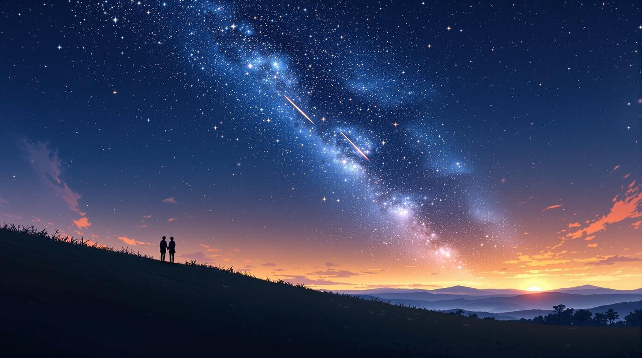 新新漫画网精选专题 - 新海诚动画中的「星空」意象：从《你的名字。》到新新漫画网的宇宙美学